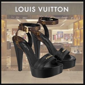 Louis Vuitton Afterglow Platform Sandals heels